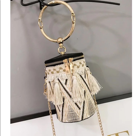 Boho style crossbody bag - Picture 2 of 4